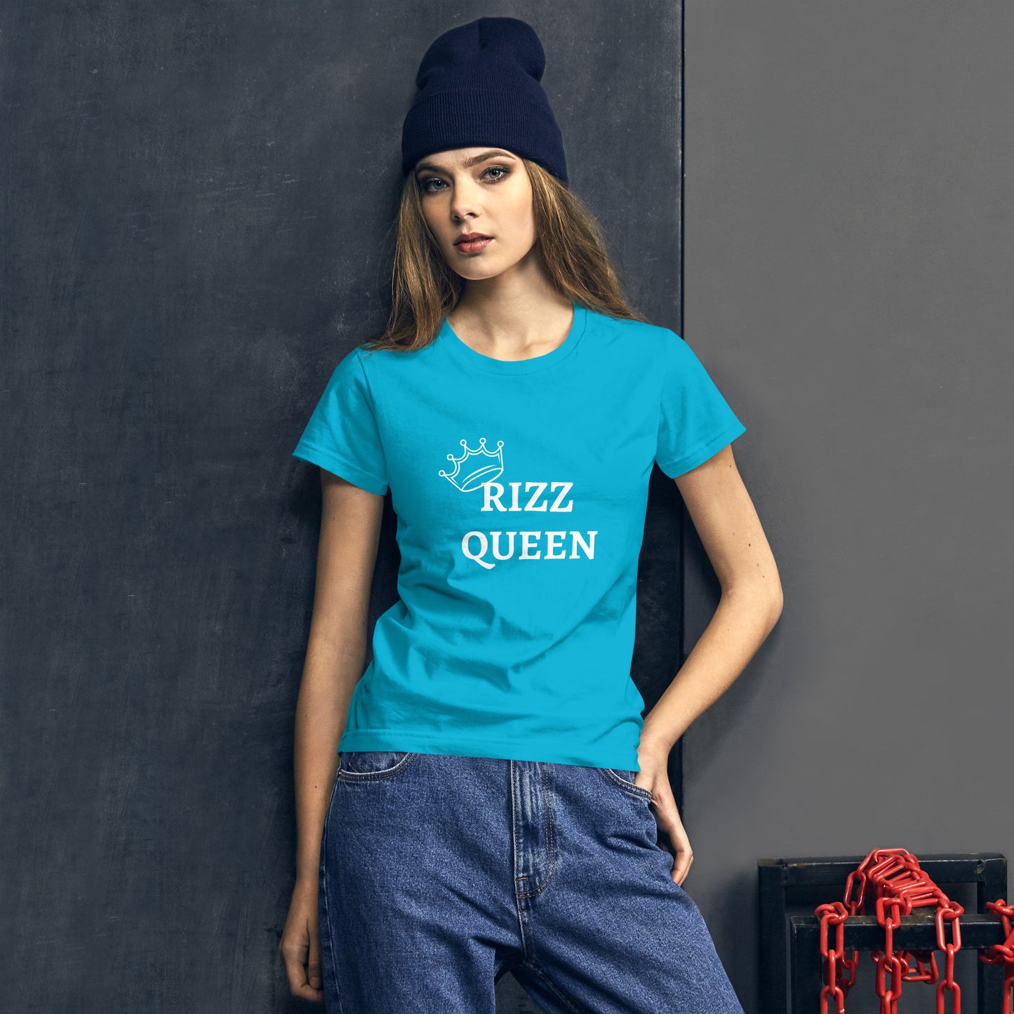 RIZZ QUEEN Women's short sleeve t-shirt