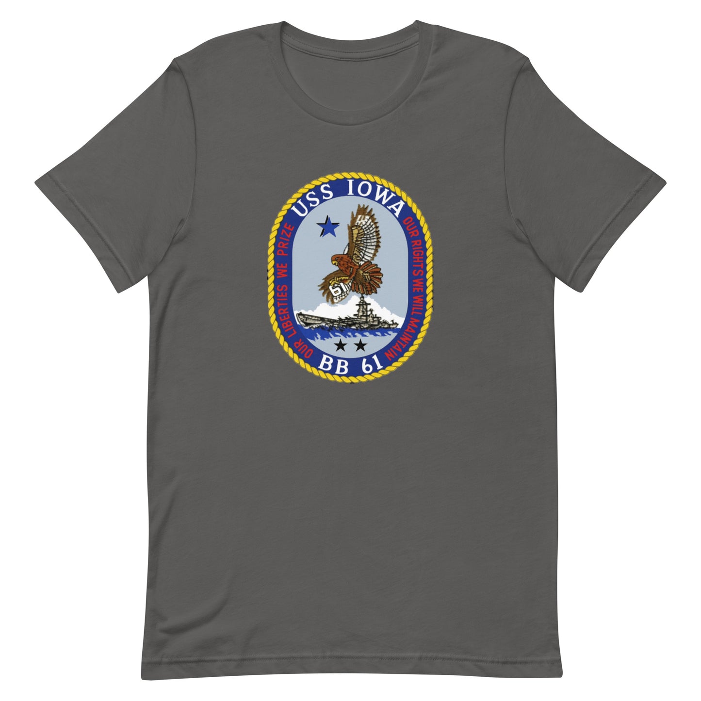 U.S.S. Iowa NAVY Tribute Series T-Shirt