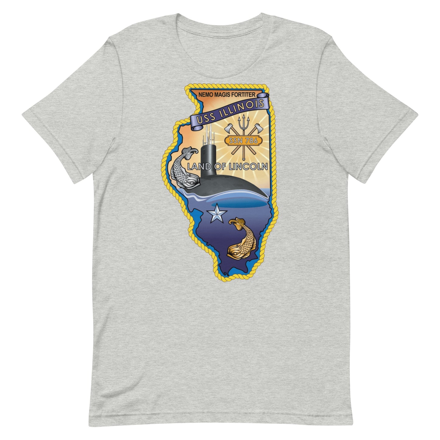 U.S.S. Illinois NAVY Tribute Series T-Shirt