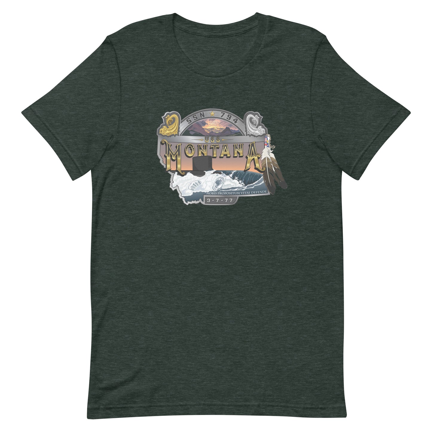 U.S.S. Montana NAVY Tribute Series T-Shirt