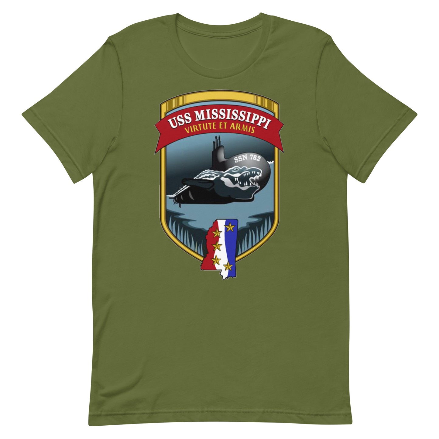 U.S.S. Mississippi NAVY Tribute Series T-Shirt