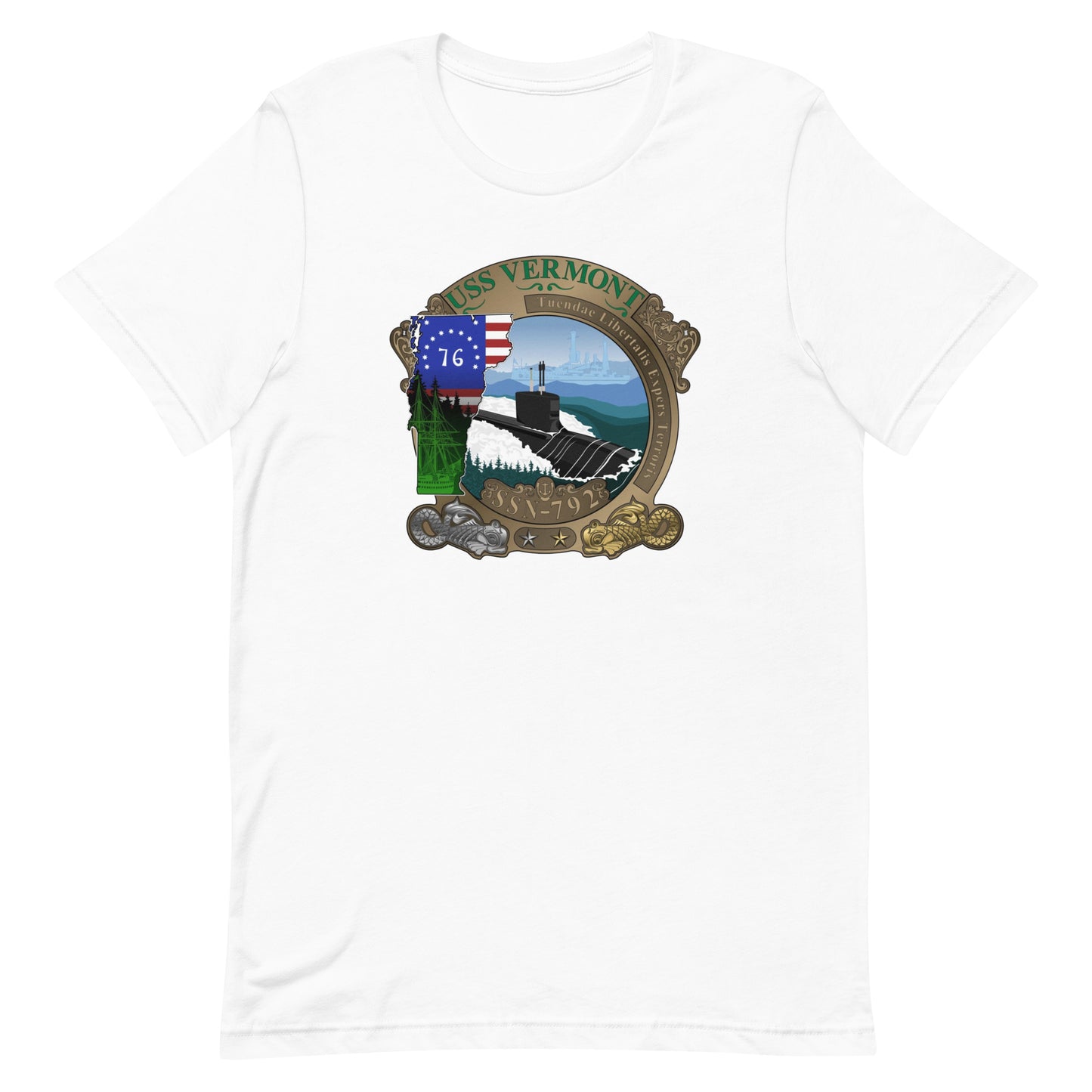 U.S.S. Vermont NAVY Tribute Series T-Shirt