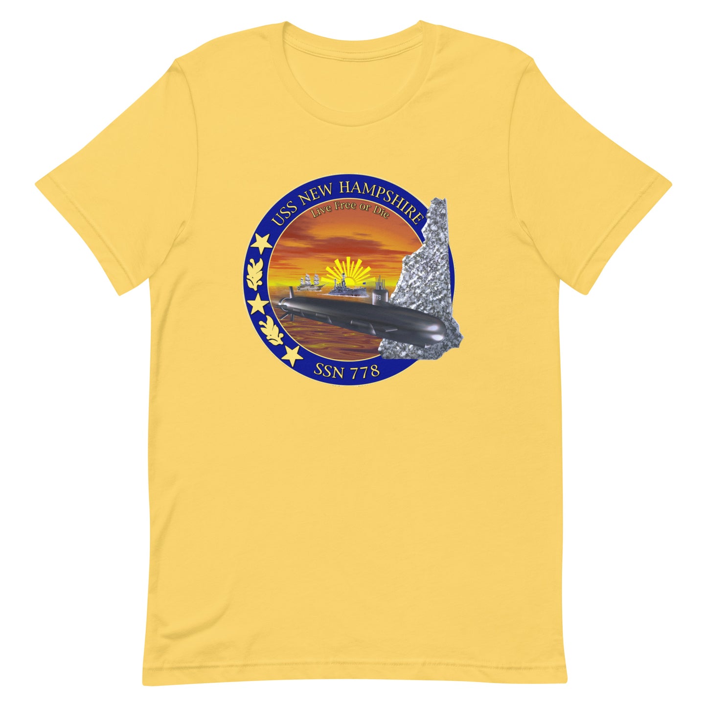 U.S.S. New Hampshire NAVY Tribute Series T-Shirt
